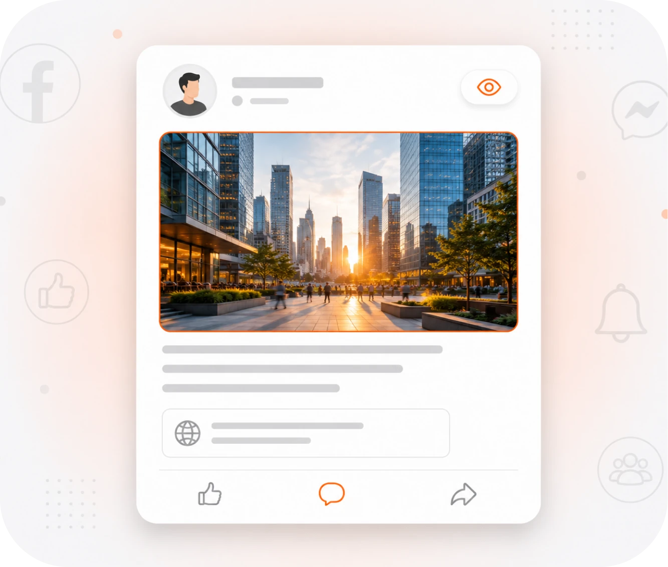 Facebook publication preview