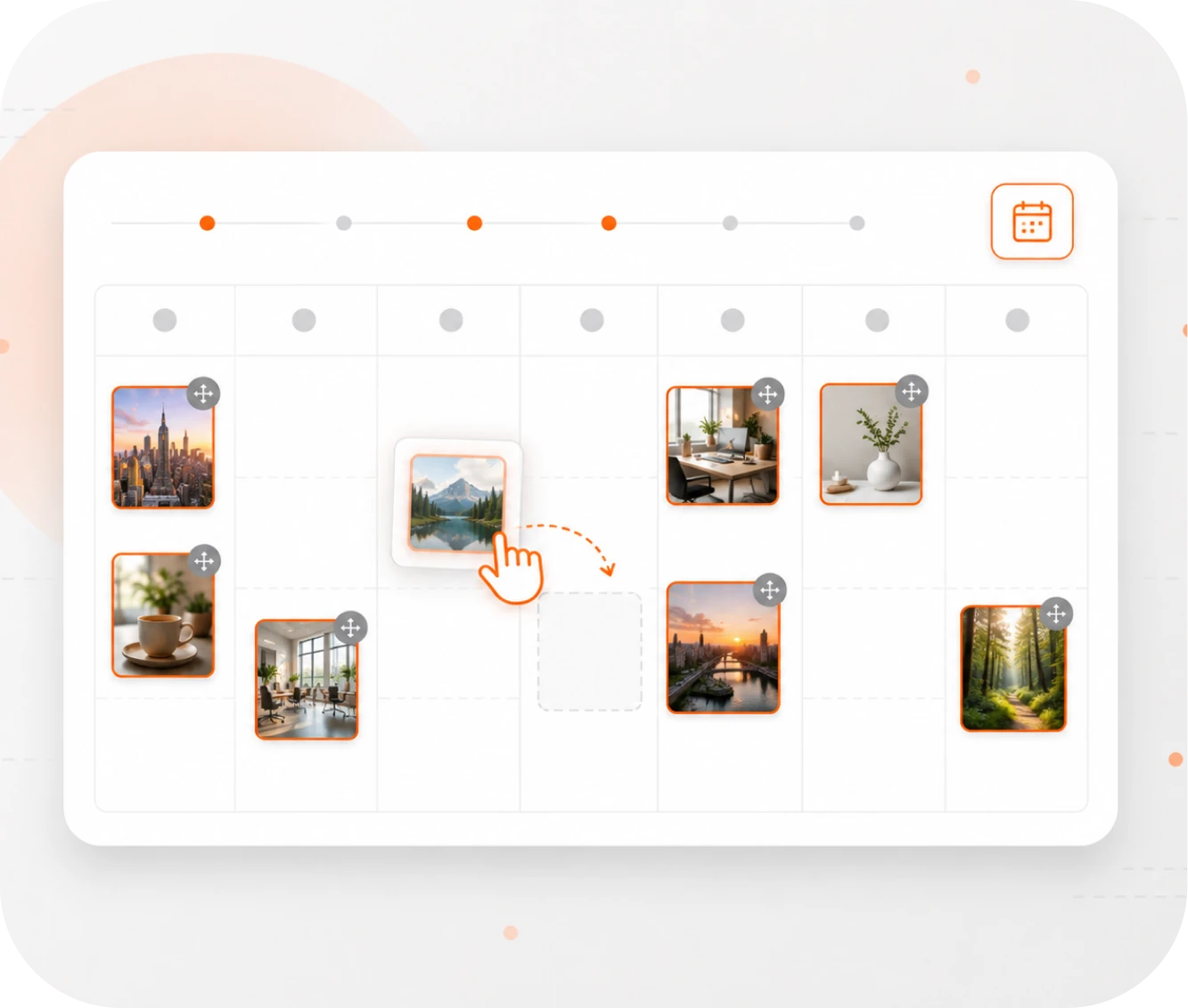 Telegram publication calendar
