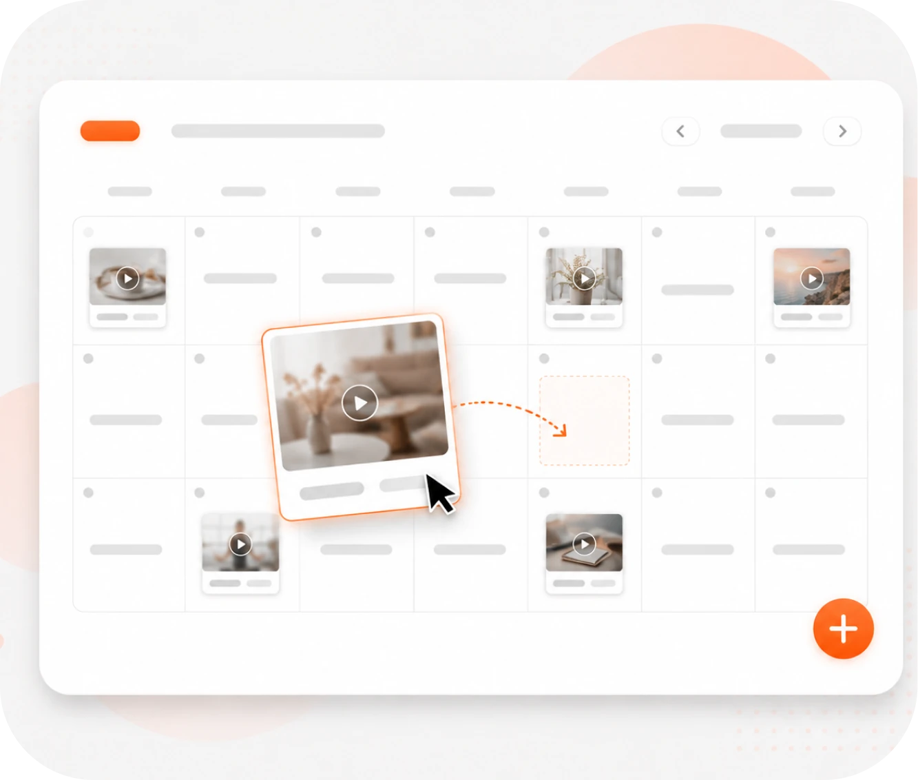 Video planning in calendar